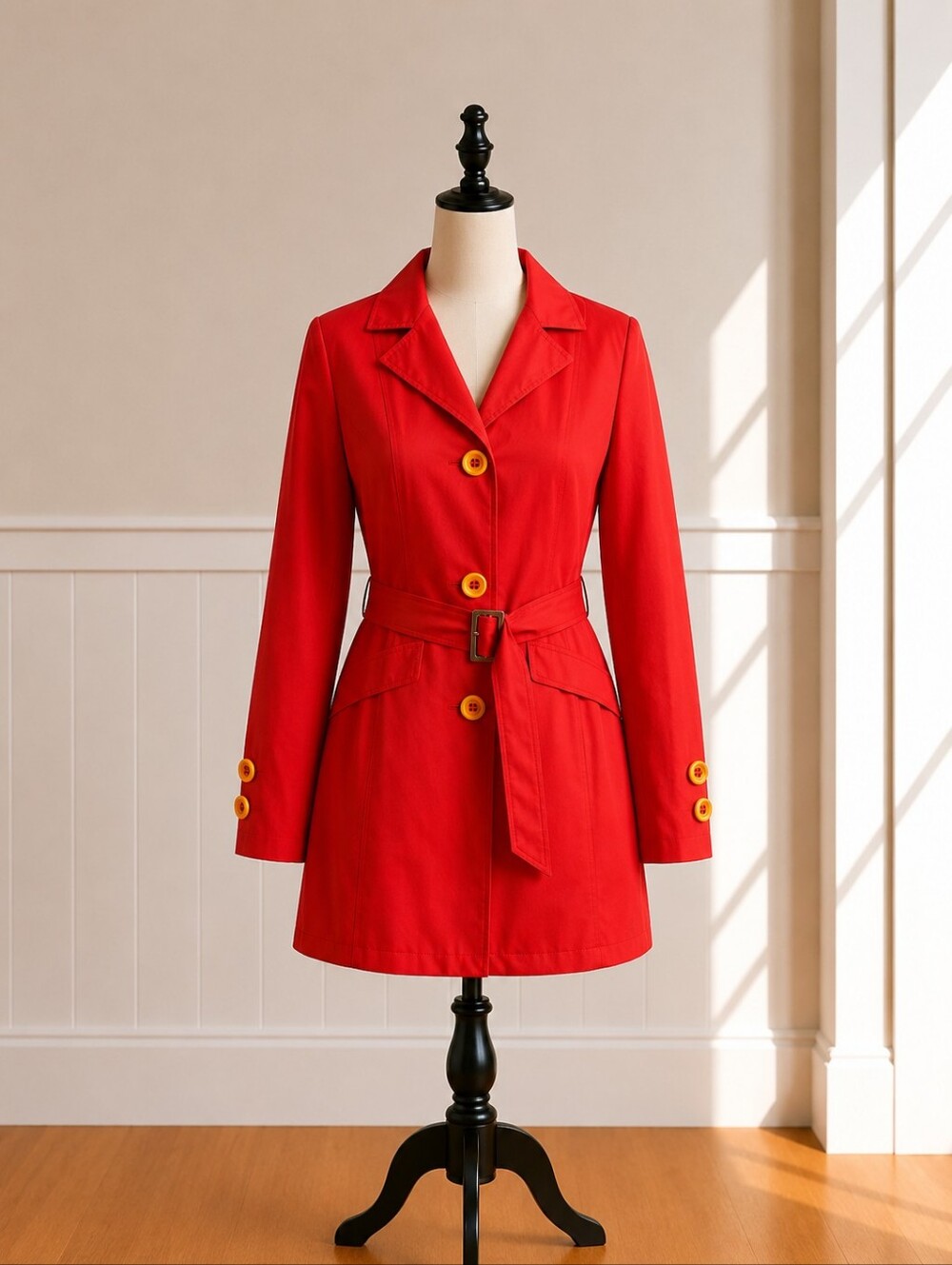 •Black Rivet Buttoned Women's Jacket